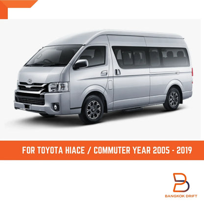 7 x Chrome Door Handle Cover Trim for Toyota Hiace Commuter (2005-2019)