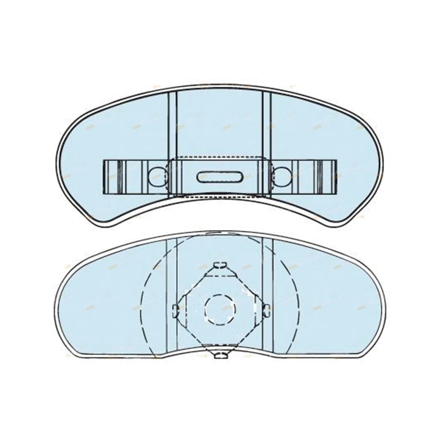 Rear Disc Brake Pad Set GCT for Ford LTD (1973 - 1982)