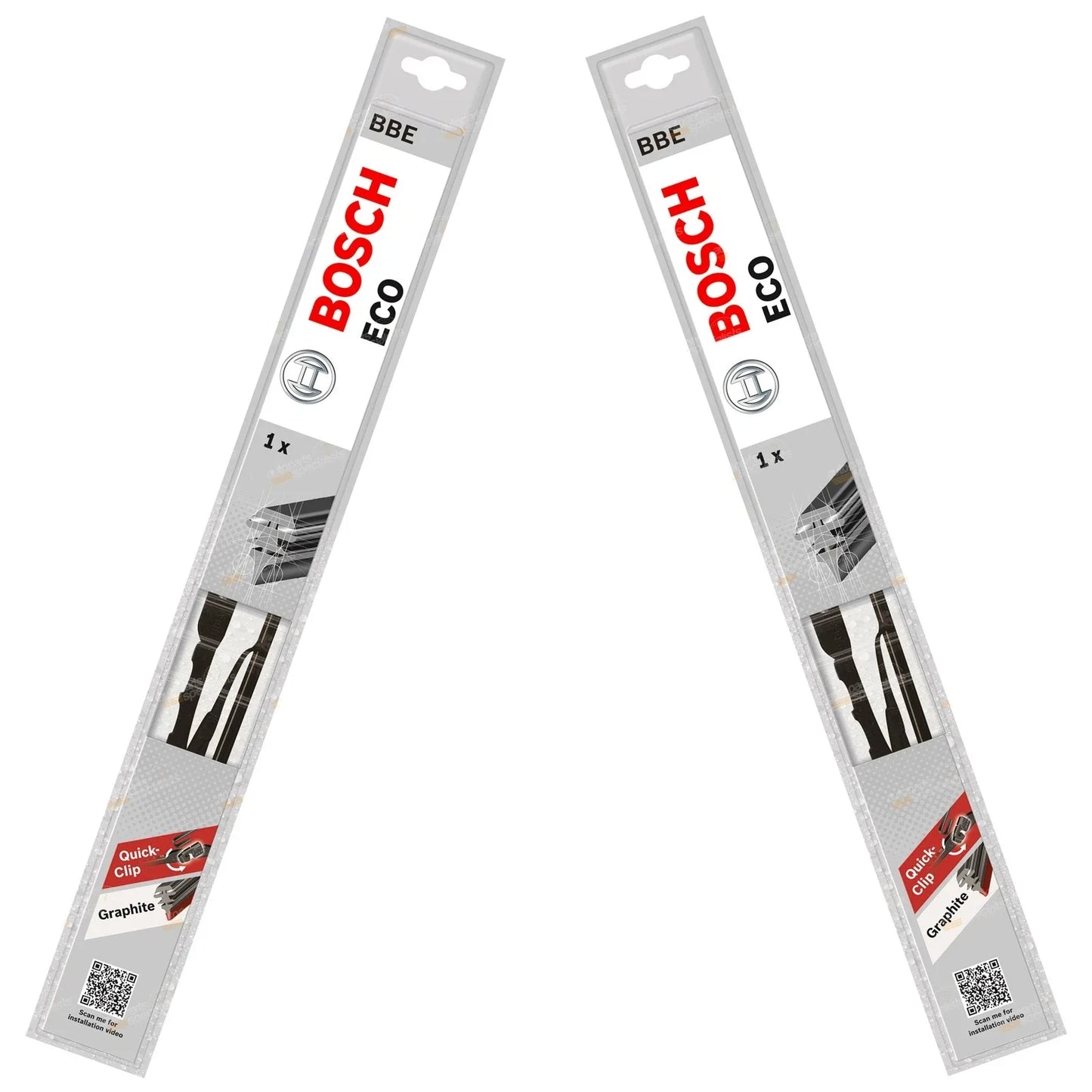 Front Pair Eco Wiper Blades for Ford Festiva (1991 - 2000)