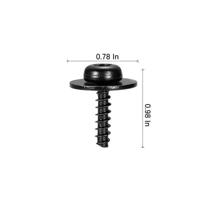 10 x Under Tray Splash Guard Torx Screw + Washer for Ford (Various Years)
