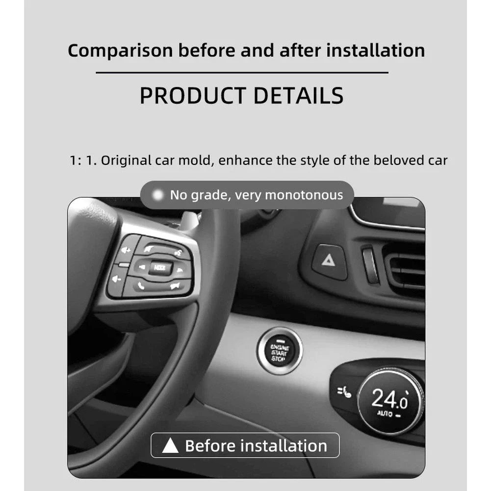 Push Start Button Cover Lever for Car