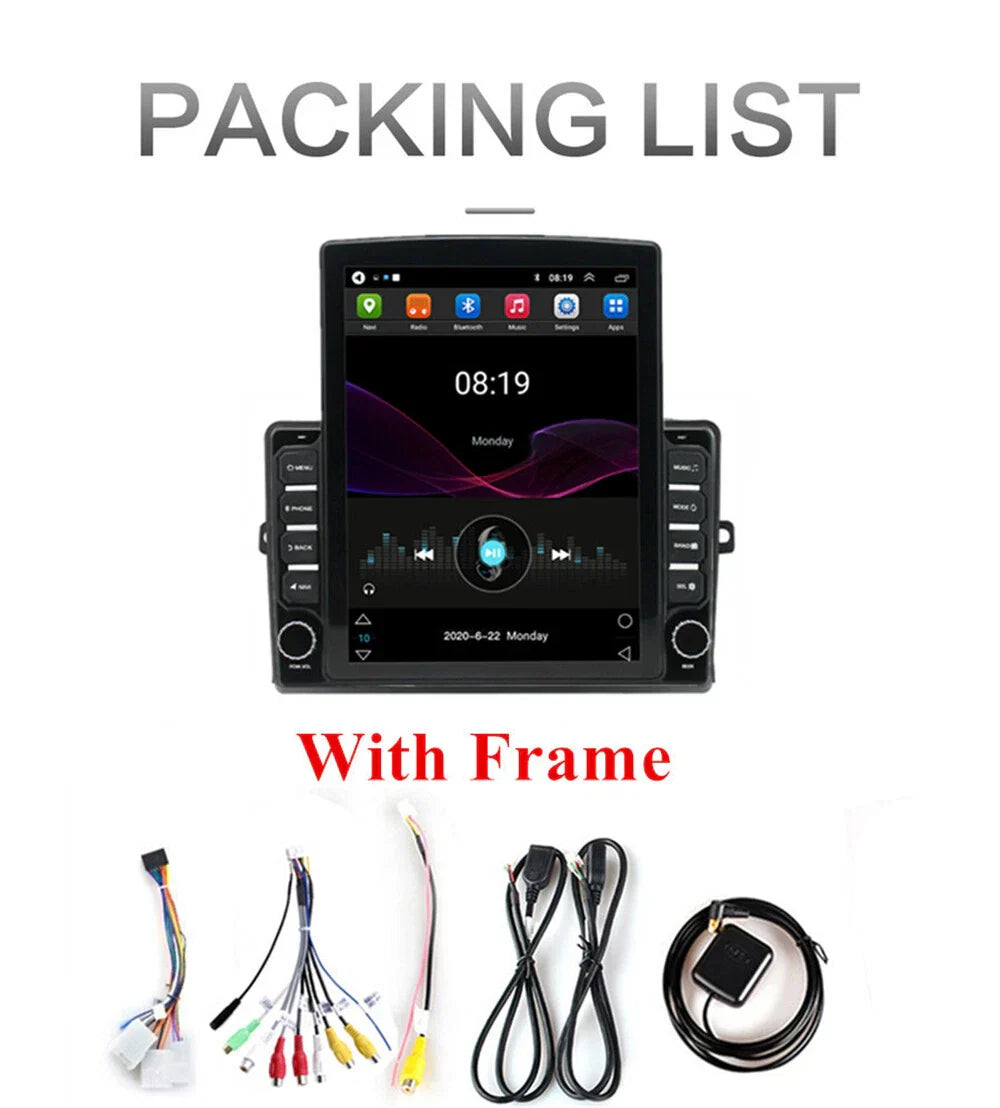 9.7" Vertical Android 13 Stereo Radio GPS for 2004-2010 Toyota Sienna
