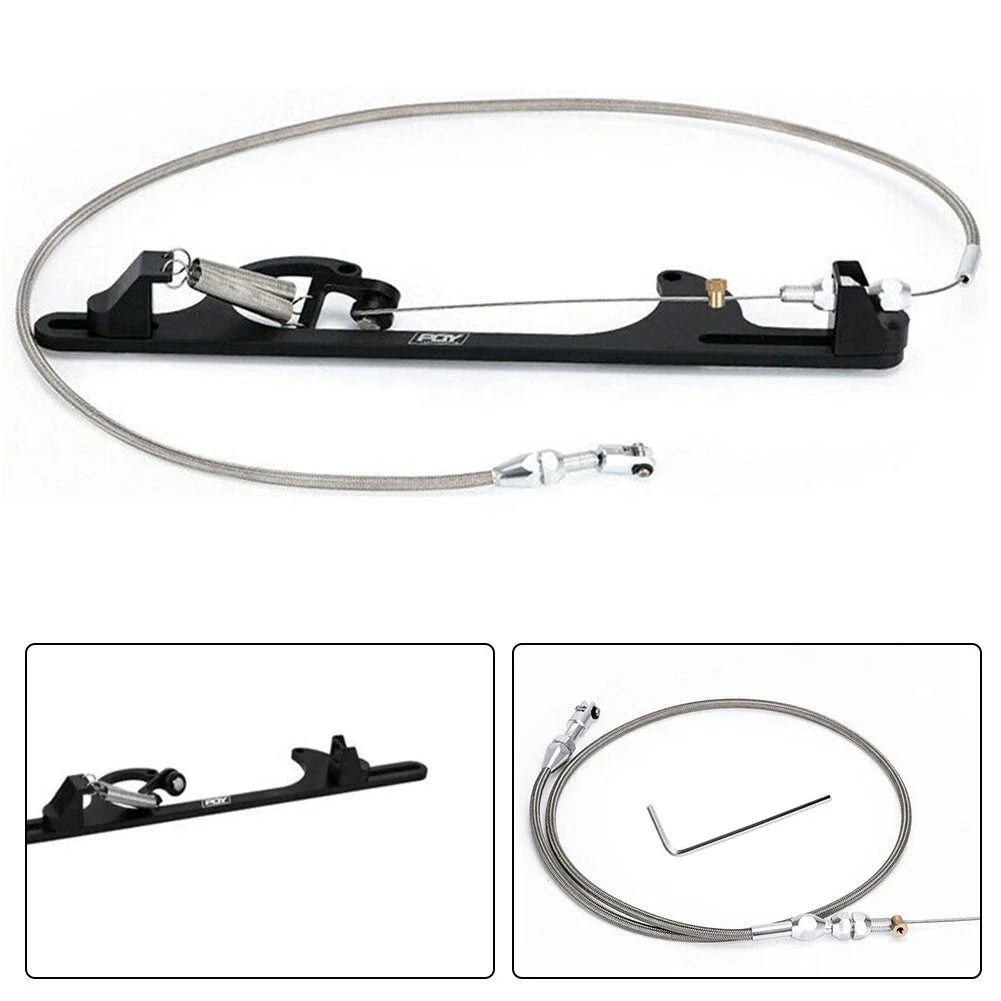 36in Stainless Steel Braided Throttle Cable for LS Engine LS1 (1997–2004)
