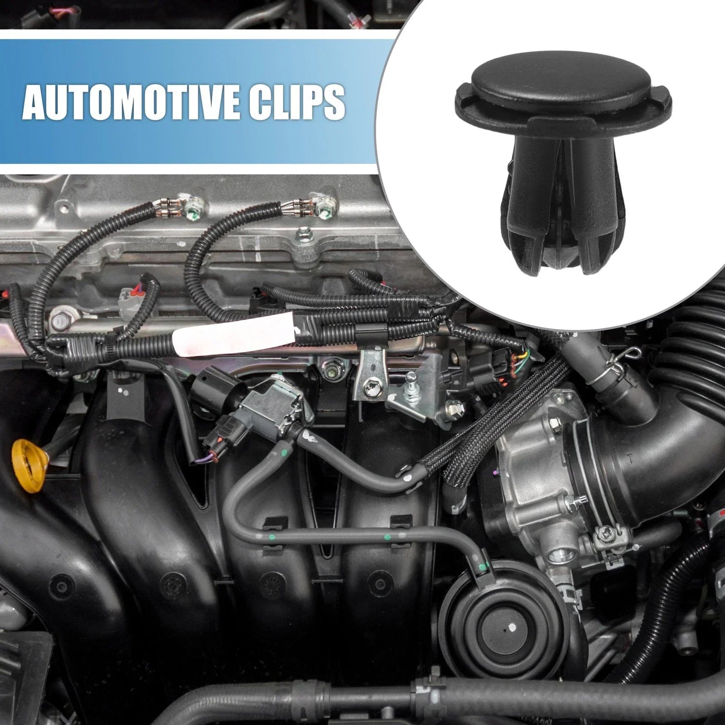 20 x Push-Type Retainer Clips for Hyundai Accent (2010-2017)