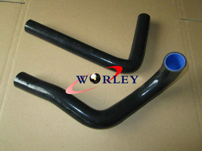Black Silicone Radiator Hose for Toyota Supra MK4 JZA80 2JZGTE (1992-2002)