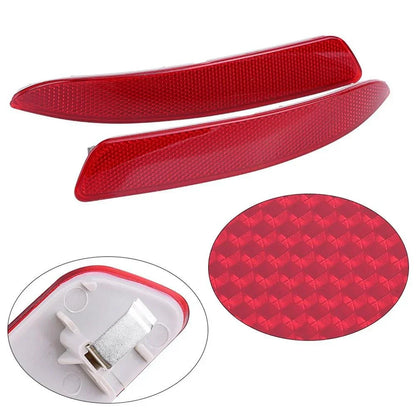Rear Bumper Reflectors for BMW X5 E70 (2006-2013) - Red Brake Stop Light Lens