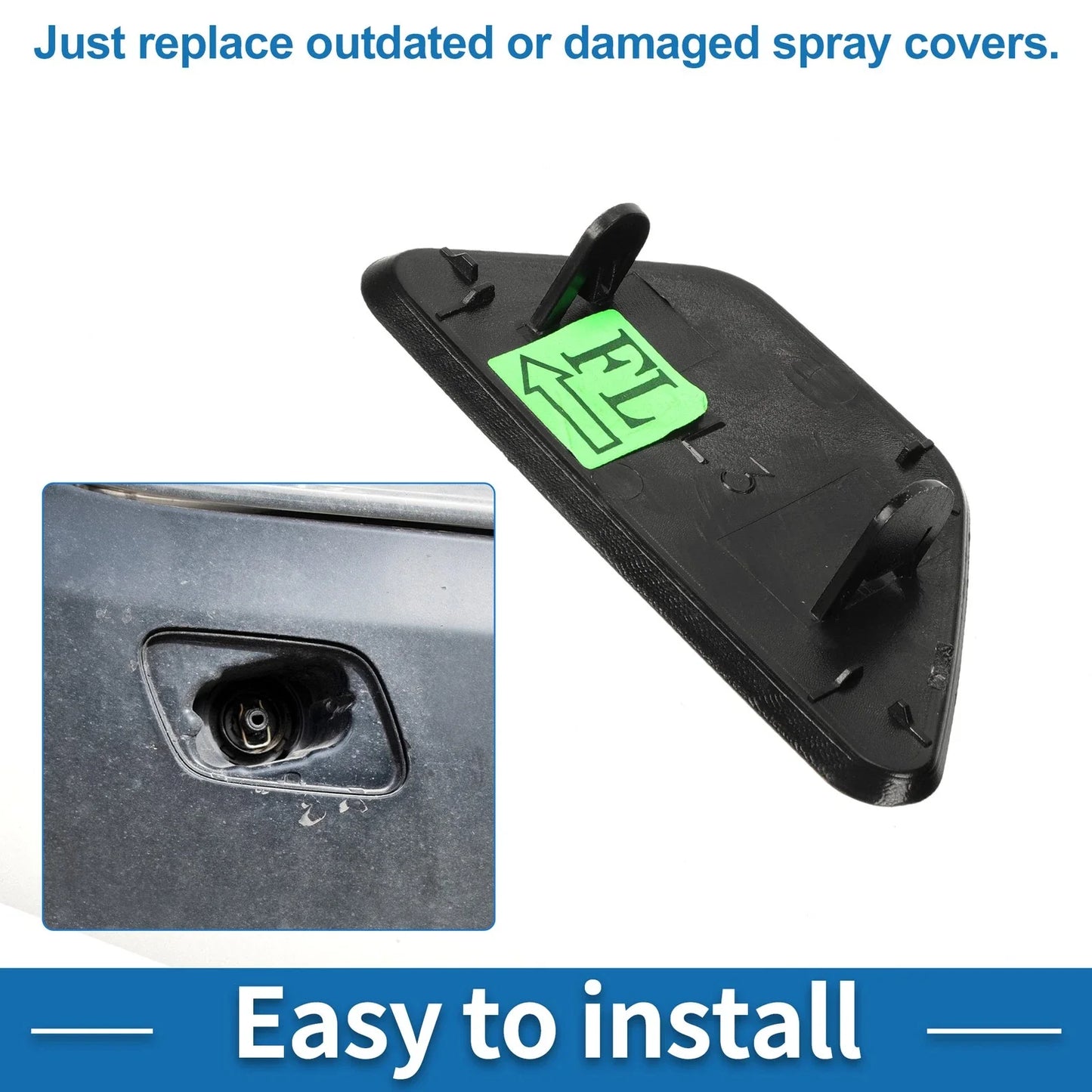 Front Left Washer Nozzle Cover Cap for BMW 528i (2011-2016)