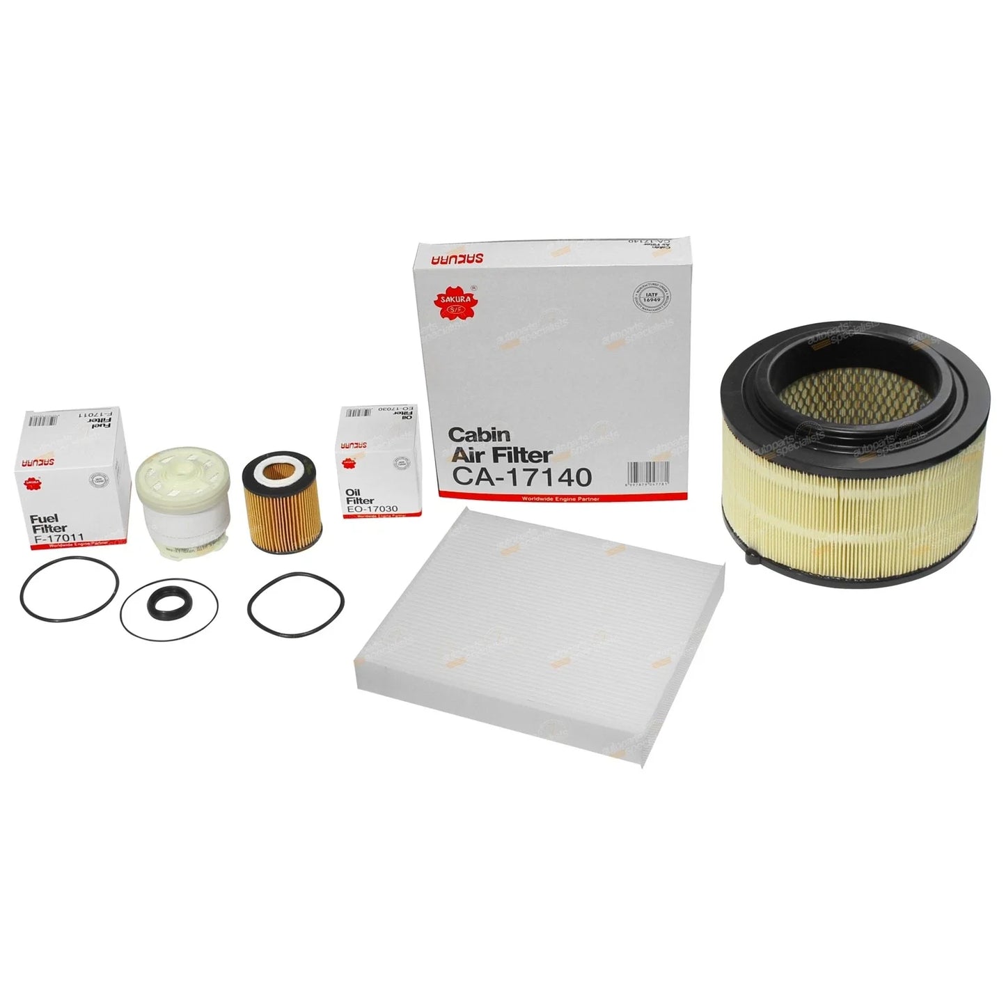 Air/Oil/Fuel/Cabin Filter Kit 3.2L 2.2L for Ranger Everest PX UA
