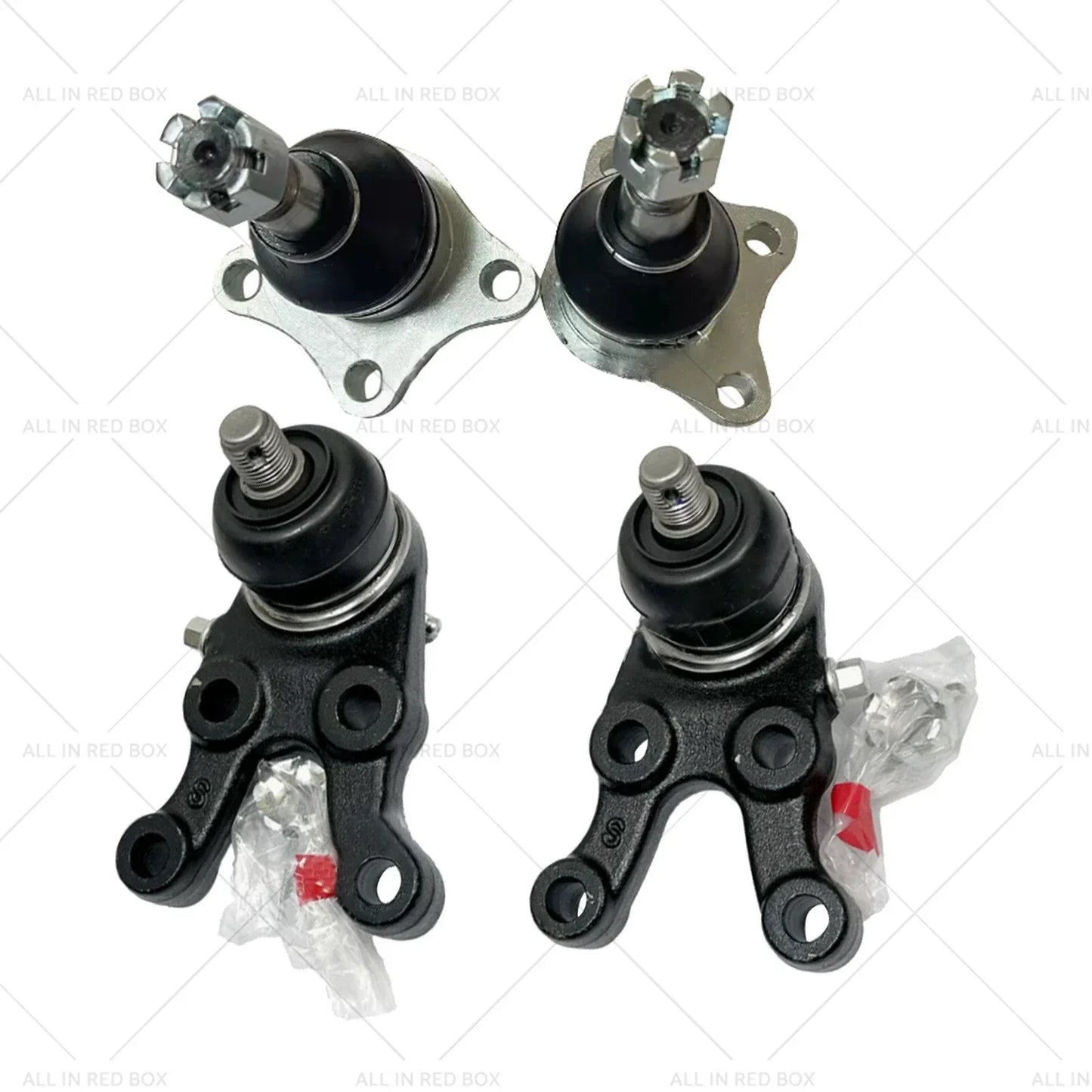4 x Upper & Lower Ball Joints for Mitsubishi Pajero NH NJ NK NL (1991-2000)