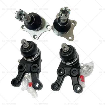 4 x Upper & Lower Ball Joints for Mitsubishi Pajero NH NJ NK NL (1991-2000)