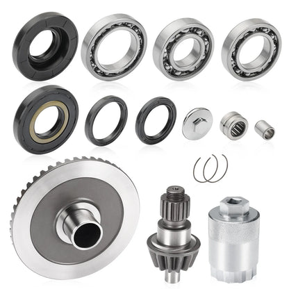 Rear Diff Pinion Gear Kit & Nut Tool for Honda Rancher 350 400