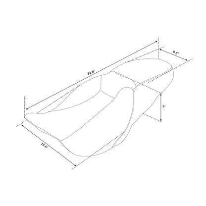 Rider Passenger Seat for Harley Touring Road King Electra Glide (2009-2023)