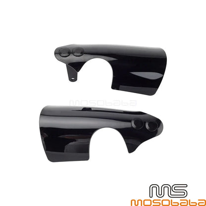 Handguards Protector Kits Black for Harley Softail FLFB FXBRS FLSB FXLR