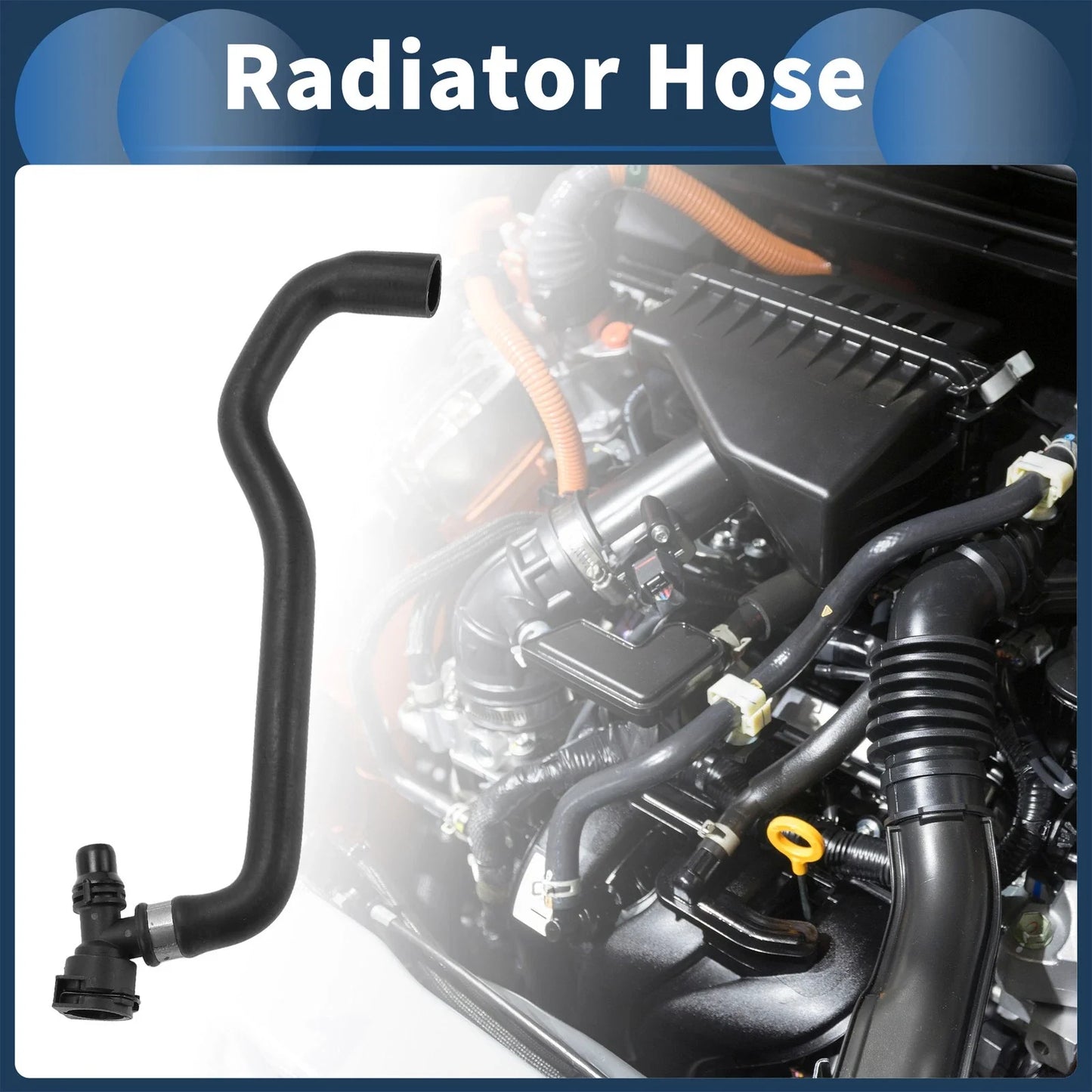 Radiator Hose for BMW 740i 740iL (1998 - 2001) Rubber