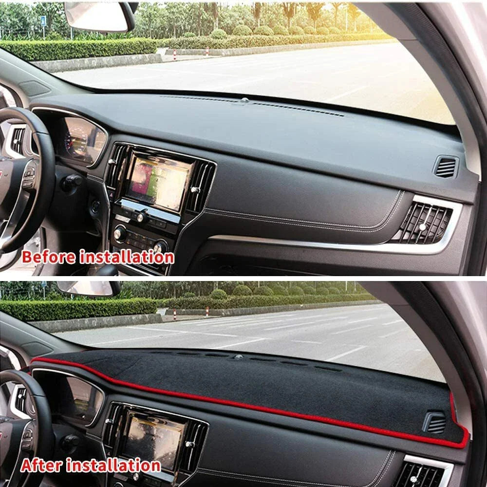 Non-Slip Dash Mat for Mazda CX-5 2012-2017 Dashboard Cover Black