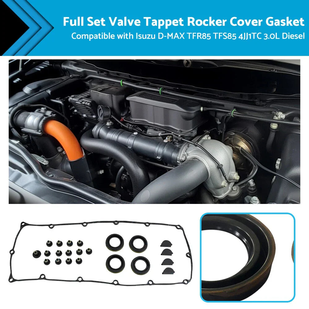 Rocker Cover Gasket Kit for ISUZU DMAX TF 3.0L Diesel (2008-2012)