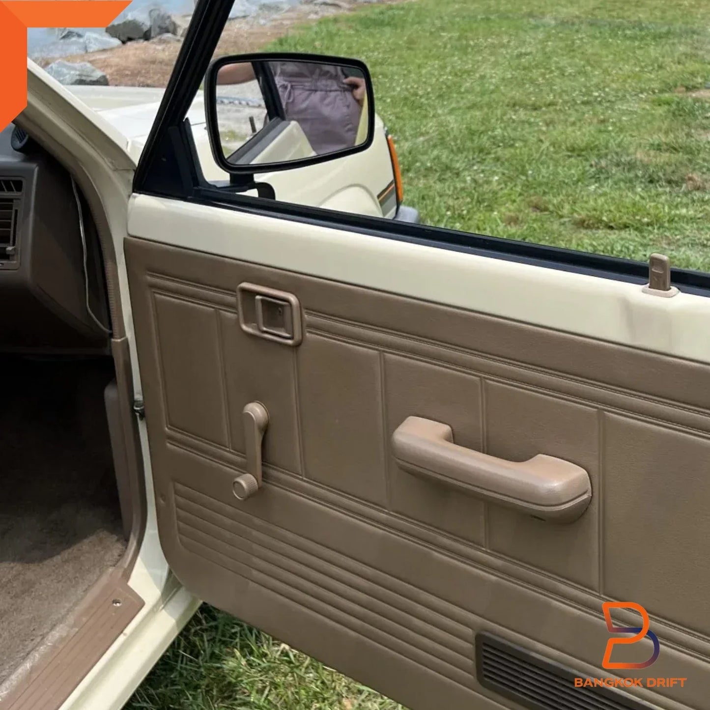 Beige Window Crank Handle for Mazda B-Series B2000 B2200 Bravo (85-98)