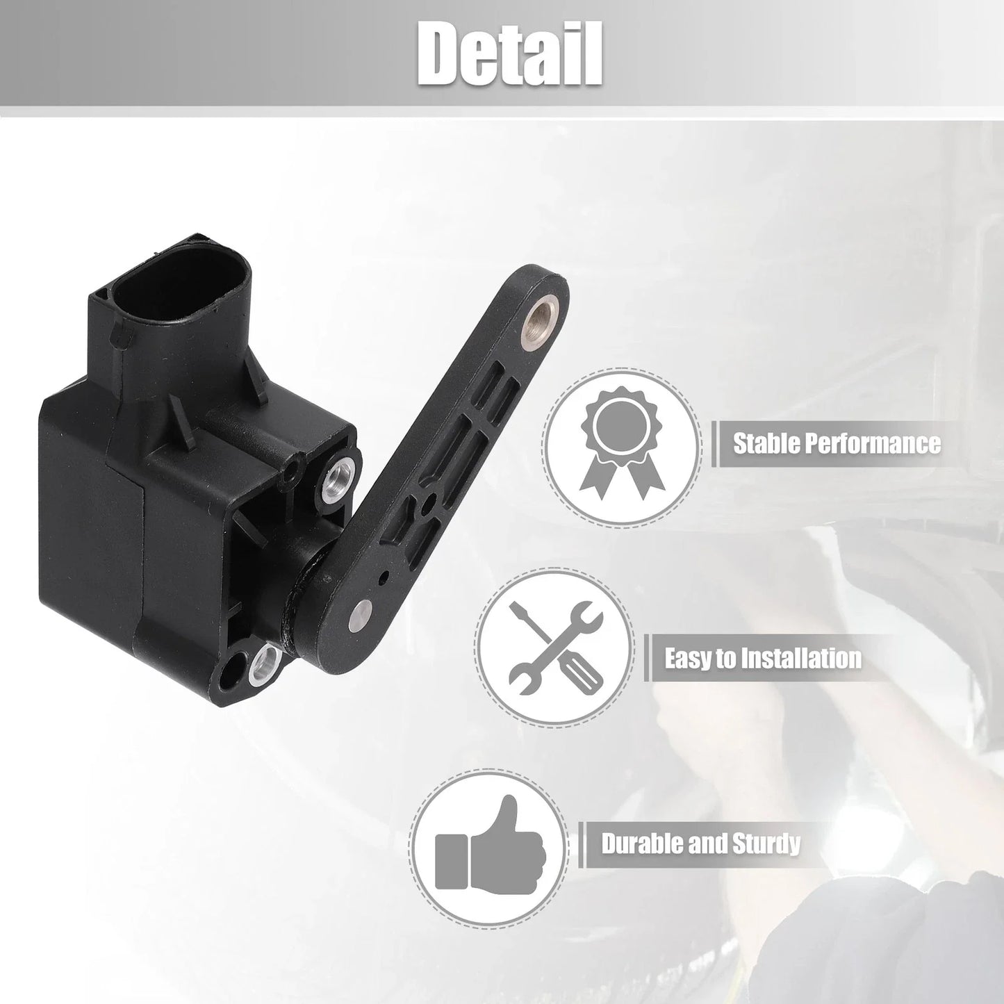 Rear Left Air Suspension Ride Height Level Sensor for BMW X5 3.0i