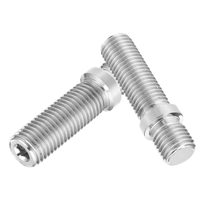 10 Pcs M12x1.5 50mm Wheel Studs for BMW Silver Tone