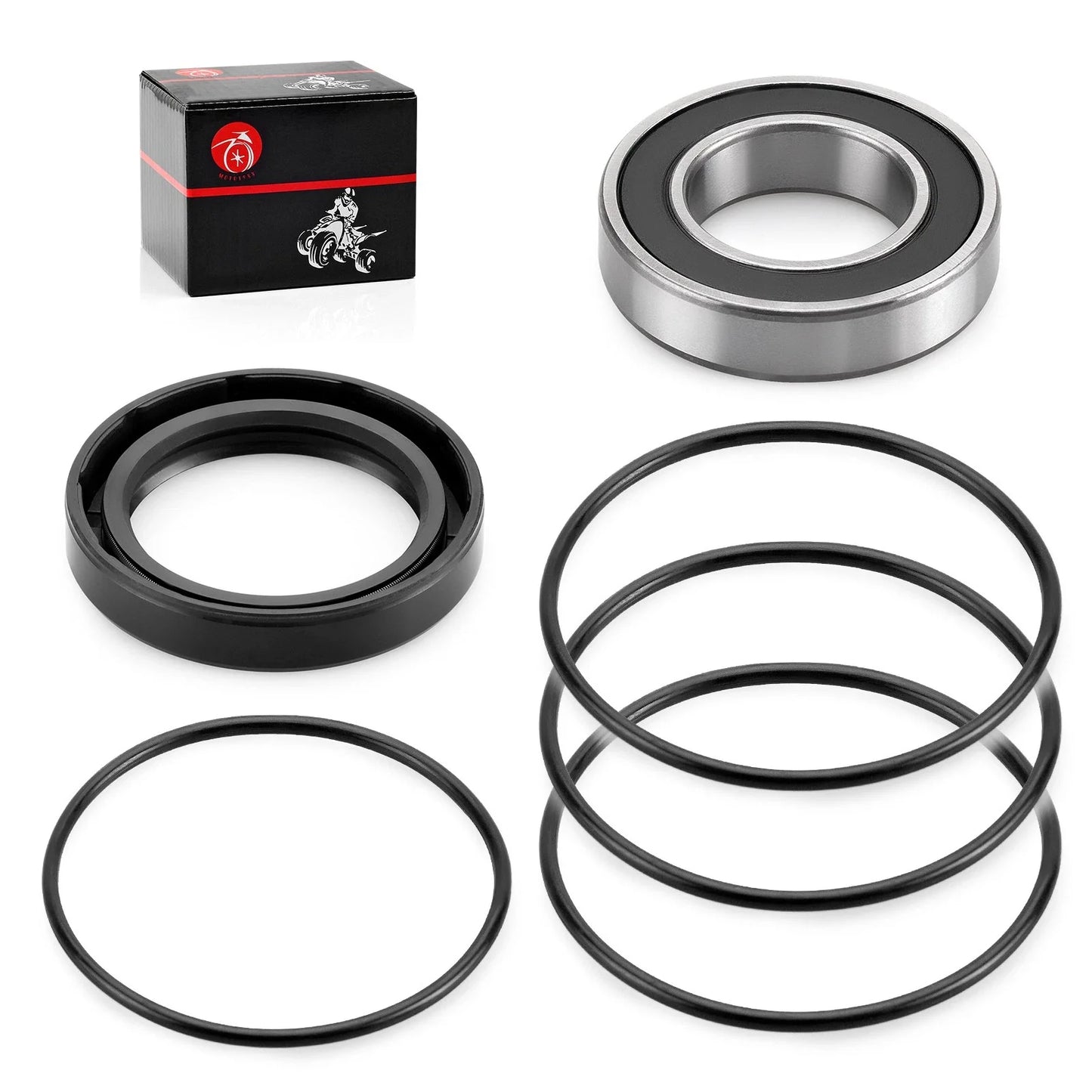 Rear Left Axle Wheel Bearing & Seal for Honda Foreman (2003–2013)