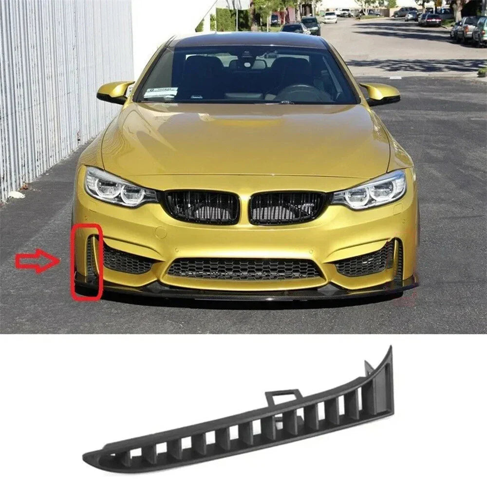 Black Front Right Bumper Grille Cover Trim for BMW F80 F82 (2012-2019)