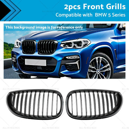Gloss Black Front Grille for BMW E60 E61 5 Series (2003-2010)