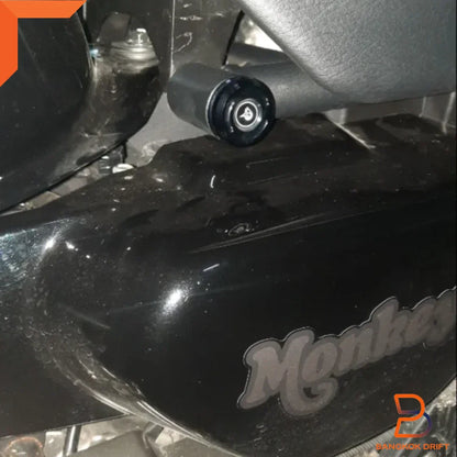 CNC Aluminium Red Side Frame Cap for Honda Monkey 125 Z125 (2018-2024)