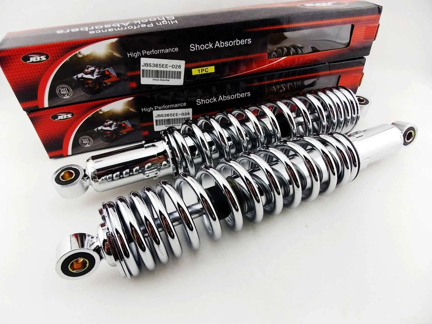 365mm Chrome Rear Shock Absorbers for Honda MT125 Elsinore