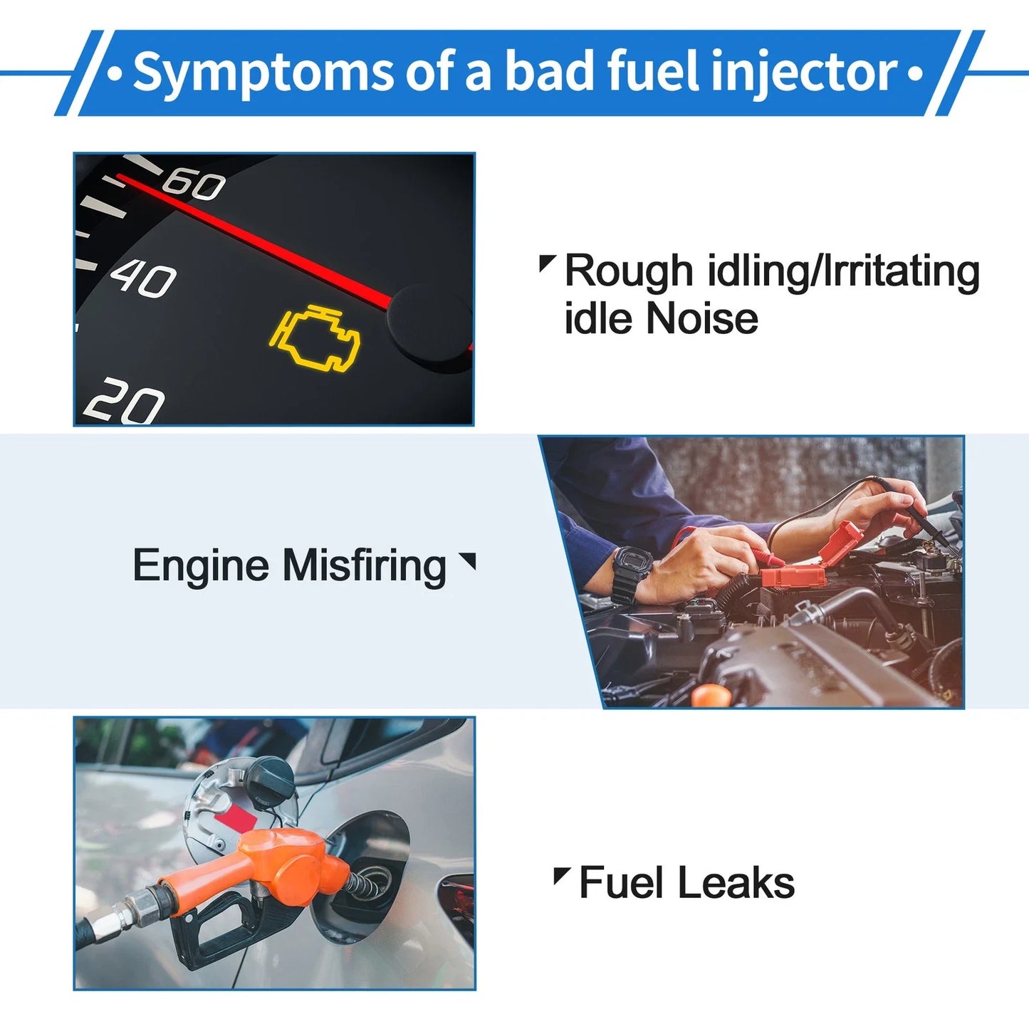 1 Pcs Fuel Injector for Audi S4 (b5) (1997 - 2001)