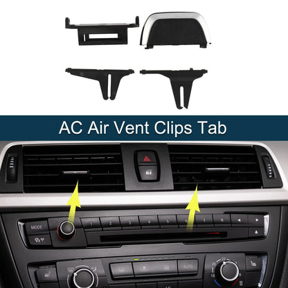 AC Air Vent Clips Tab for BMW Left Right Front Center 1 Set