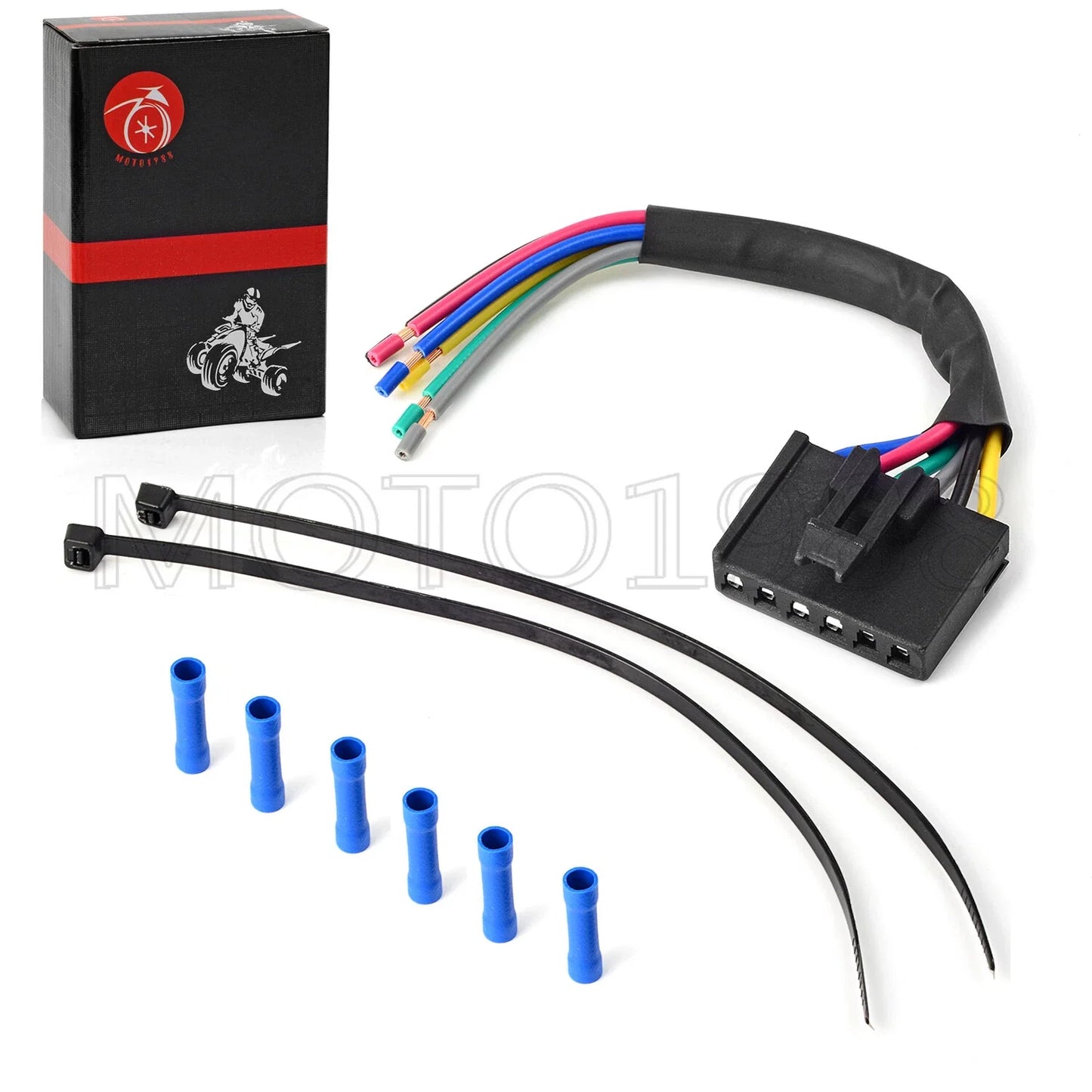 2x Ignition Key switch Harness Pigtail Kit for Polaris 500–1000 (2001–2014)