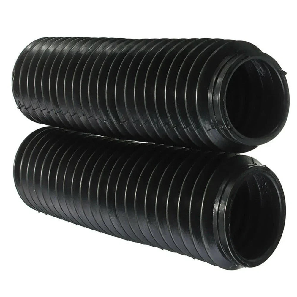 2 x Motorcycle Rubber Fork Gaiters Protector Shock Front Boots for CQR Model