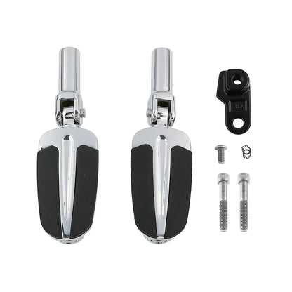 Chrome Footpeg Pedals Mount for Harley Softail Slim FLSS (2012 - 2017)