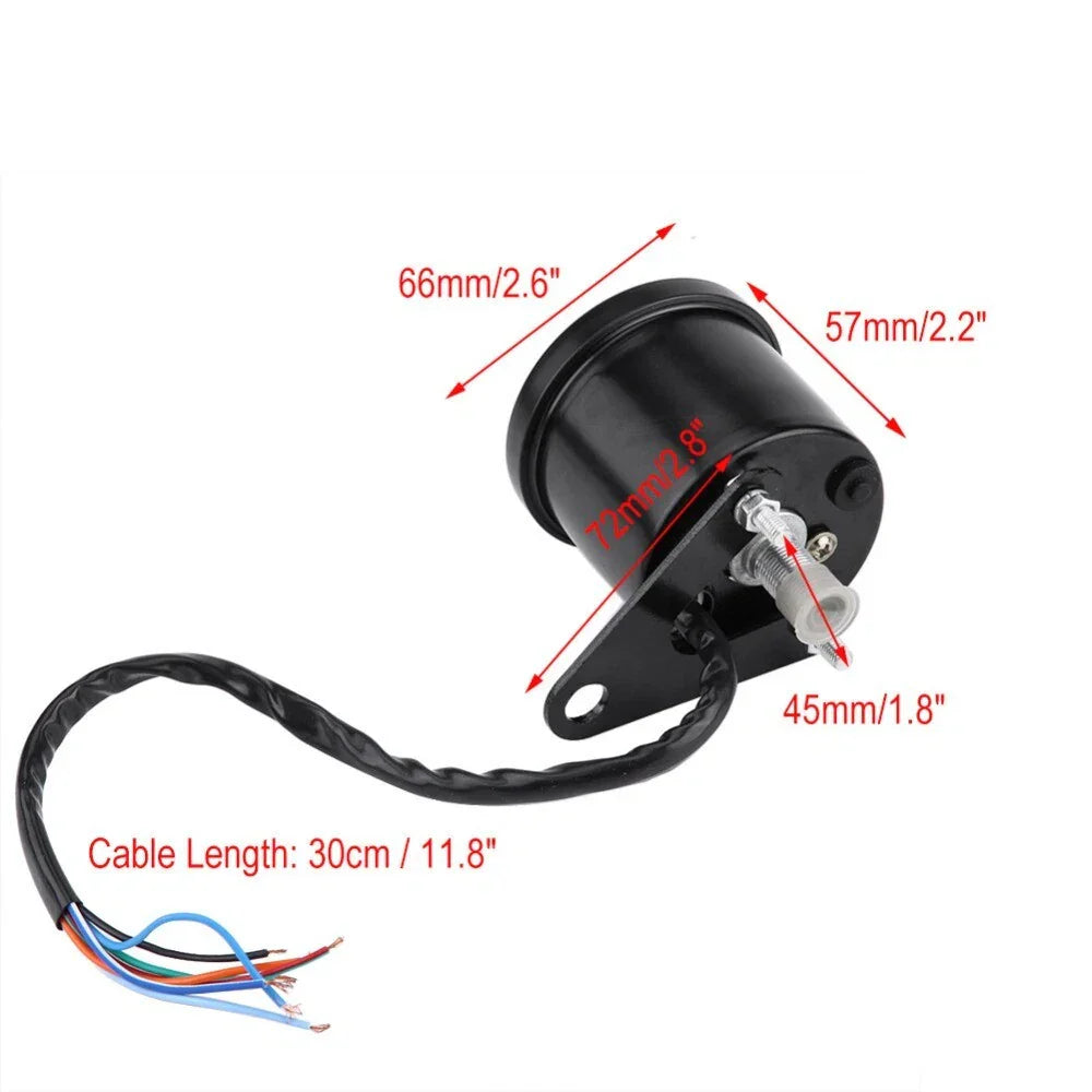LED Digital LCD Speedometer Tachometer Gauge for Universal Motorcycle