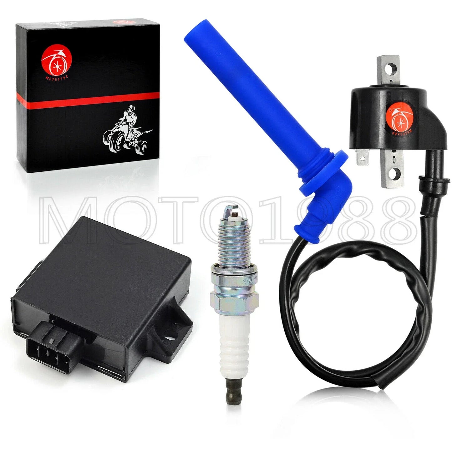 Ignition Coil Spark Plug And CDI for Polaris Predator 500 (2003–2004)