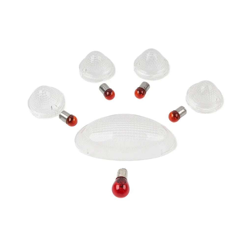 Clear Tail Light Lens Covers for T100 Scrambler Speedmaster Roadster (2001-2023)