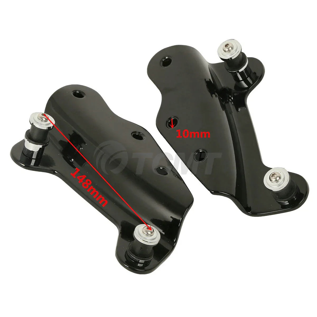 4 Point Docking Hardware Kit & Covers for Harley Touring Electra Glide (09-13)