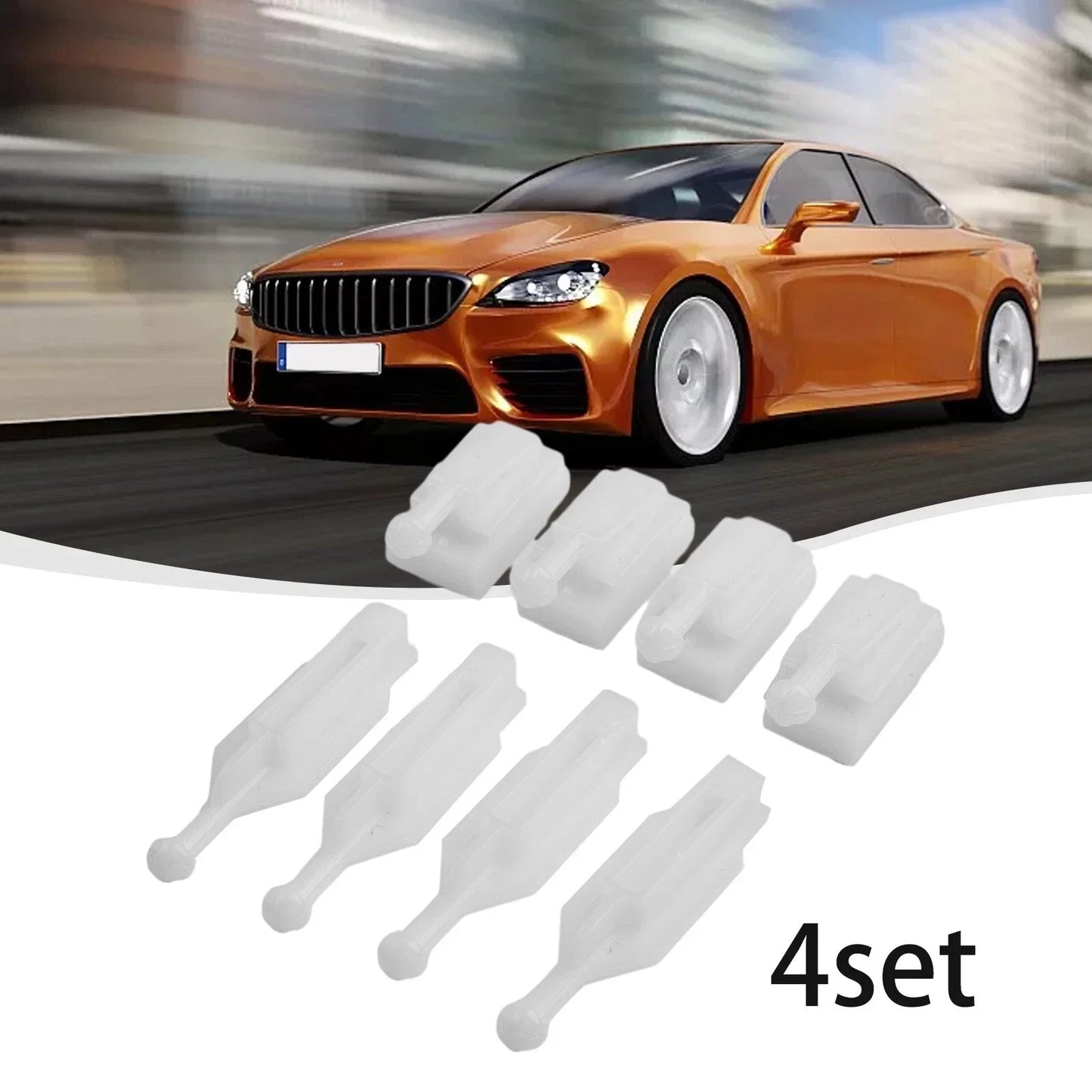 4x Headlight Adjuster Brackets for BMW E39 (2000–2003)