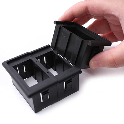 6 Gang Boat Rocker Switch Clip Panel Patrol Holder Housing Case Accessories