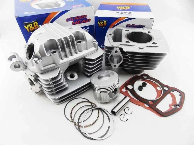 Cylinder Kit for Honda XLR125 (1997-2003) - Y&B Head, Barrel, Piston, Gaskets