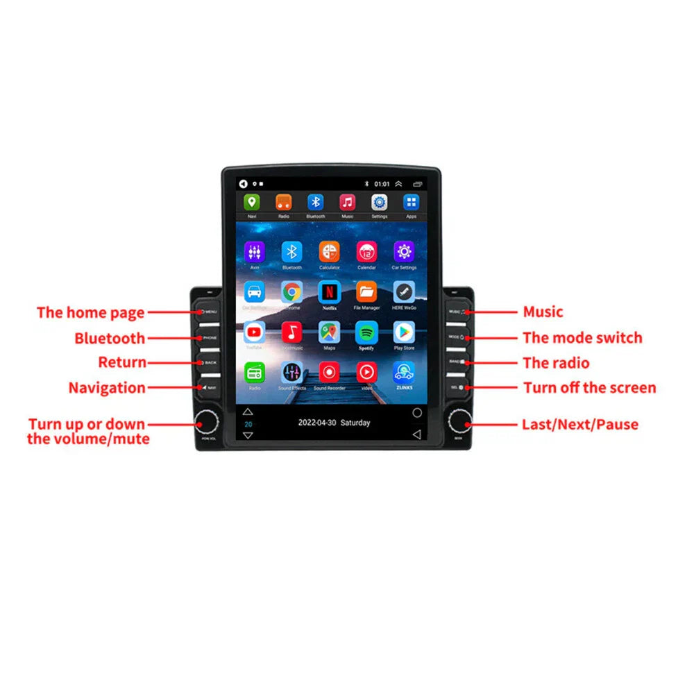 9.7" Vertical Car Stereo Radio Navigation for Chevrolet Camaro (2008-2015)