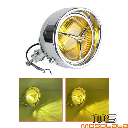 7" LED Headlight Passing Lamp Trim for Harley Road King