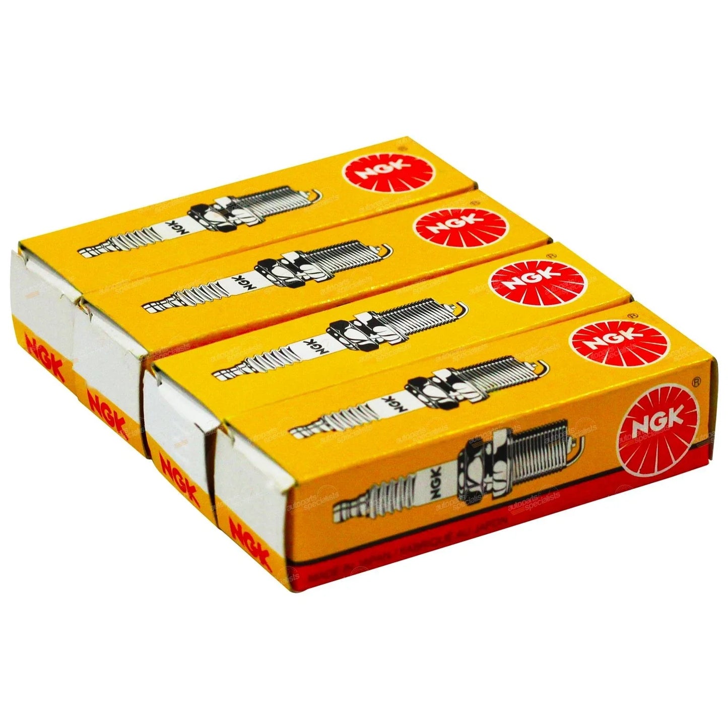 4 x NGK Spark Plugs for Ford Spectron 1.8L F8 (1985-1987)