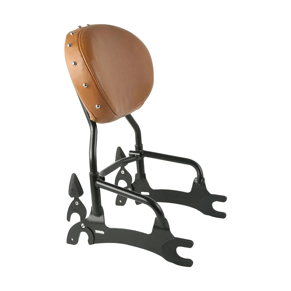 12" Black Sissy Bar Backrest Mounting Spools for Indian Chieftain (2014-2022)