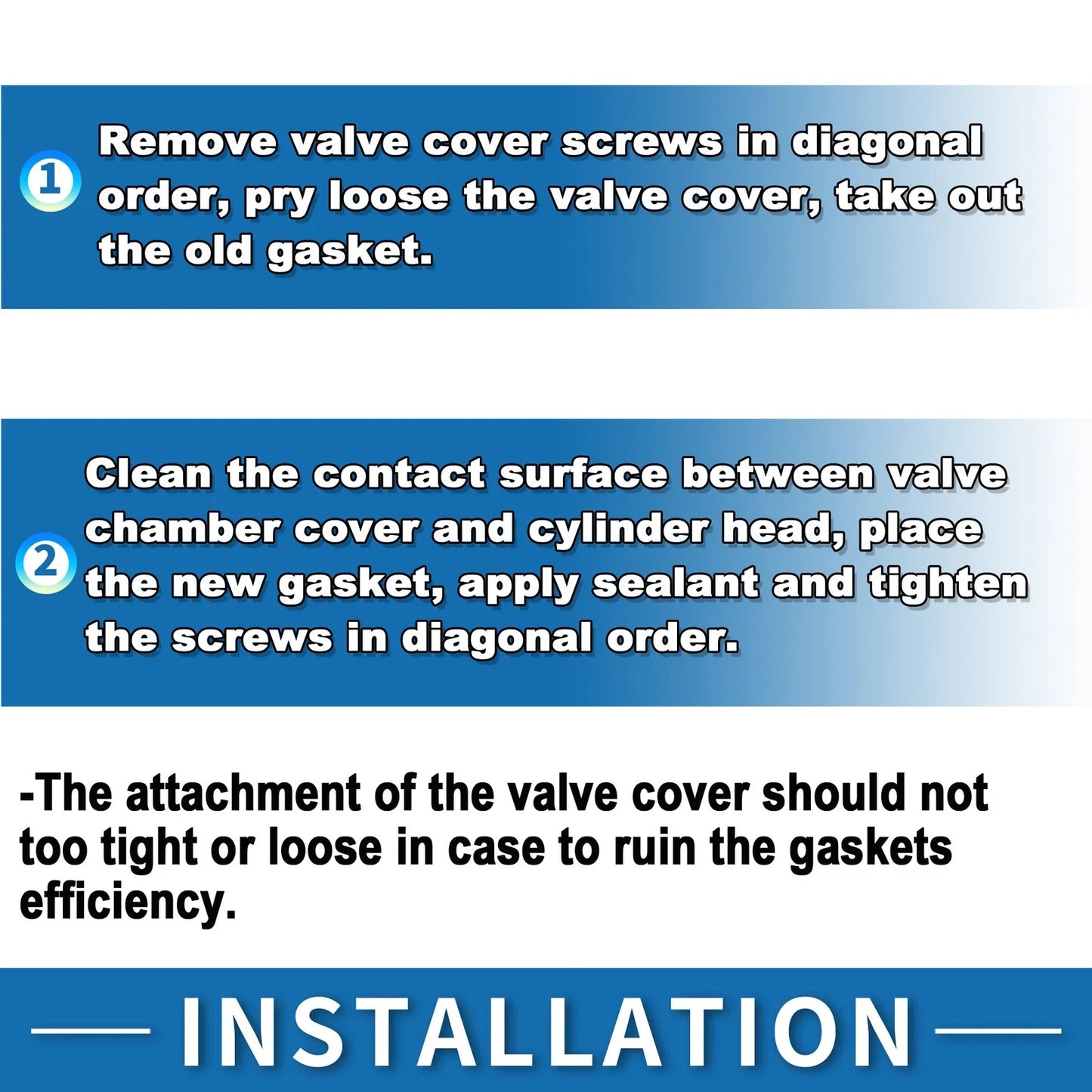 Valve Cover Gasket for BMW 1 (E87) 120i (2003-2011)