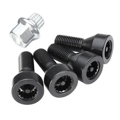 Wheel Lock Set  Lug Bolts for BMW 1 3 5 6 Series M3 M5 M6 Z3 (1998-2023)