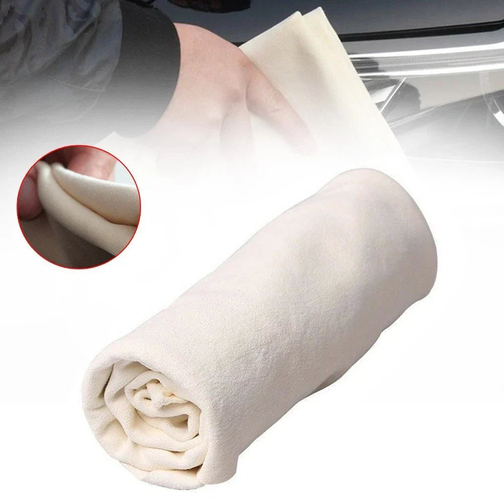 Chamois Leather Cleaning Cloth Washing Towel Mop for Mirrors Glasses Car