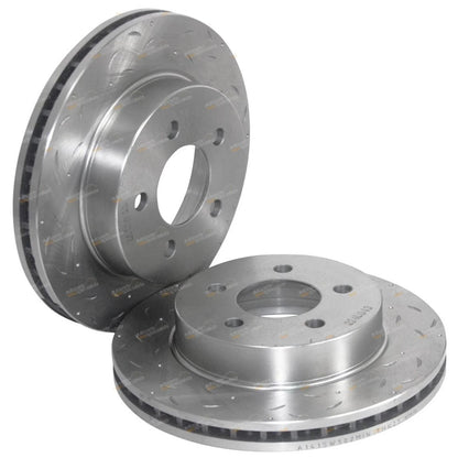 Drilled Slotted Front Disc Brake Rotors for Falcon Fairlane AU2 AU3