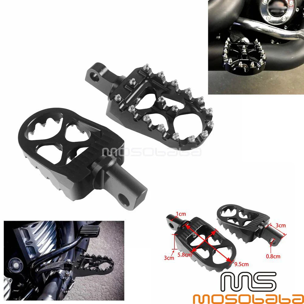 MX Foot Pegs for Harley Dyna Street Bob Super Glide (1993-2017)