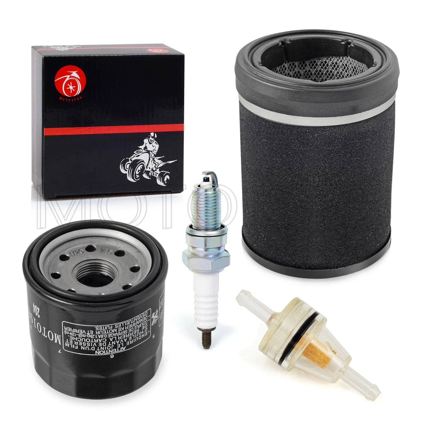 3x Air Filter Oil Filter Spark Plug Kawasaki KVF360 4x4 (2003–2013)